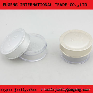 Fashionable empty Plastic Loose Powder Container with sifter